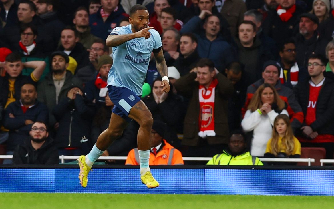 Spurs keeping tabs on striker Ivan Toney